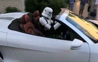 storm trooper driving