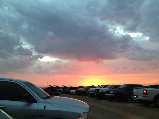 stars and stripes sunset