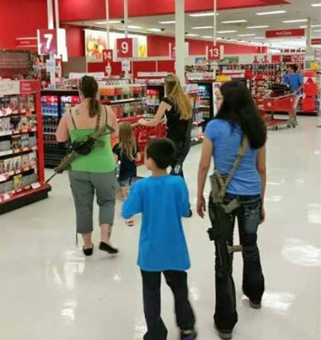 open carry in target