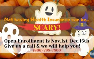 Open Enrollment for Health Insurance, Nov 1st to Dec 15th | Hettler Insurance Agency, Lubbock Texas