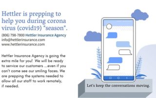 Coronavirus Update and Prepared | Hettler Insurance Agency, Lubbock Texas