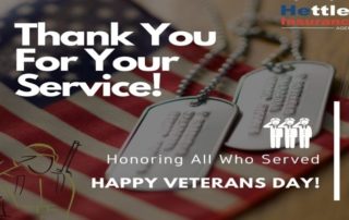 Veterans Day, Honors Those Who Served, Thank You For Your Service | Hettler Insurance Agency, Lubbock Texas