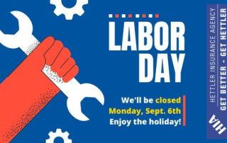 Closed Monday for Labor Day Holiday | Lubbock Insurance, Business Owner Insurance, Small Business, Workers Compensation | Hettler Insurance Agency, Lubbock, Texas